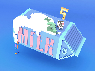 MILK 3d c4d