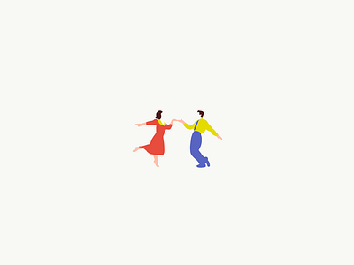 Dance art color dance design digital graphic design illustration minimal modern pop art simple