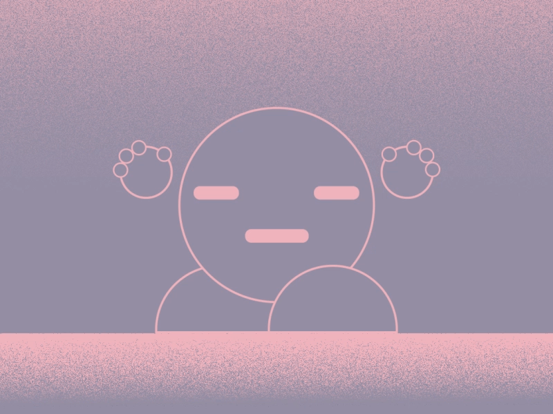 Oddsend charging up! after effects character kirby motion graphics animation oddsend synthwave texture