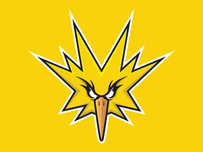 Team Instinct instinct logo pokemon go yellow