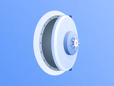 Tally Vault bank illustration safe security tally vault