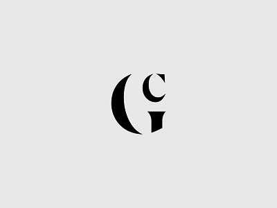 G C monogram exploration artful brand branding circle fancy g icon logo monogram photographer serif sophisticated