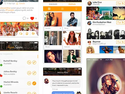 HyperSquare appdesign creative design designer innovating mockup presentation project tool ui ux webdesign