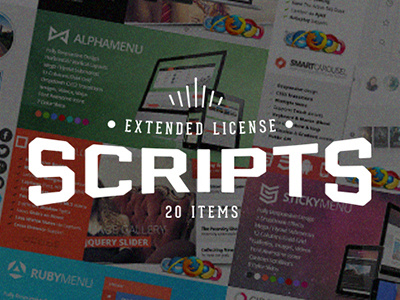 20 Scripts Bundle with Extended License – Only $14 bundle codegrape css deal html5 masterbundles php script