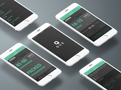 Que App design icon interface ios iphone logo mobile ui ux