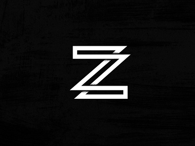 Z Letter For One Secret Project :) branding letter logo raw rough stain tribal z