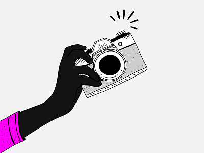 Snap camera illustration paparazzi photo photographer photography shot snap taking picture