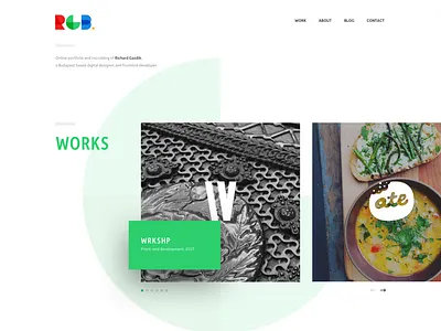 RGB - Portfolio Website portfolio rgb website
