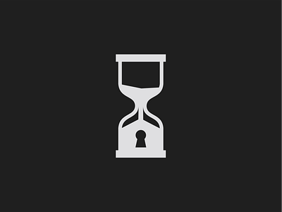 Hourglass branding escape escape room hourglass logo mark time