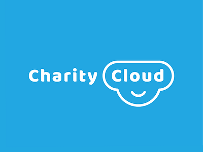 Charity Cloud Logo branding charity cloud identity logo wordmark