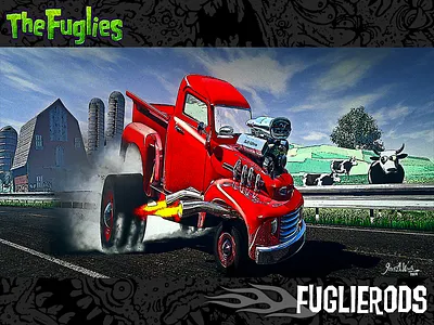 Country Candy 3d illustration art cars hot rods hotrods odd rods old school art rat fink rat rods the fuglies weird ohs