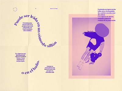 Magazzzzzzzzzine! color editorial layout pink purple type