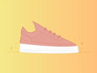 Shoe Series Part 3 amsterdam gradient orange pink shoes sneakers syle
