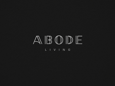 Abode brand identity logo mark typography
