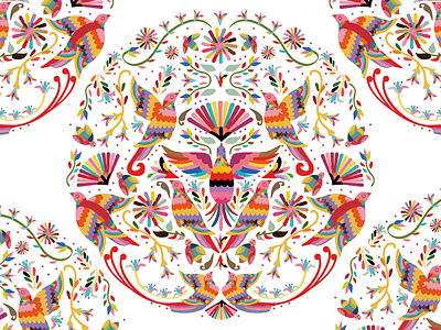 Forbidden Birds adobe illustrator birds drawing illustration mandala