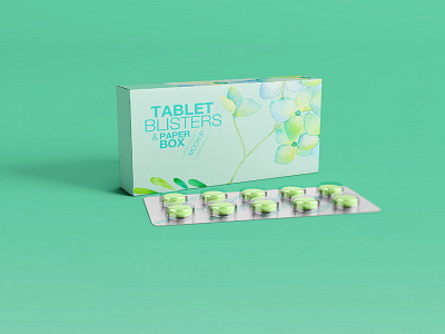 Medical Packaging Mockup medication medicine mockup package packaging painkiller paper pharmaceutical pharmacist pharmacy pharmatical pill