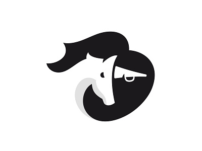 Unicorn animal clever horse illustration logo logotype mark megaphone speak speech trumpet unicorn