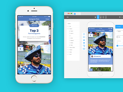 Instagram Picks design instagram listing social sports