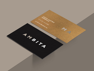 Ambita branding design foil identity interior design monterrey texture