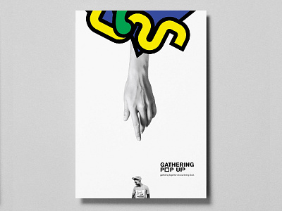Gathering Pop Up brand identity branding ministry swiss design youth