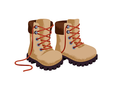 National Park Week: Hiking boots brush brushy hiking hiking boots illustration national park national park foundation national park week paint park texture