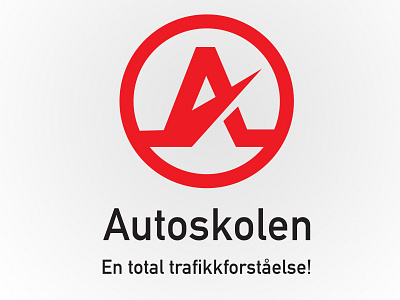 Autoskolen a driving logo school speedometer