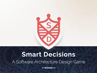 Smart Decisions game landing page software architecture website