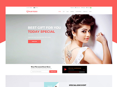 RubyTeden Shop eCommerce ecommerce template