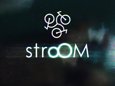 Stroom band digital eco energy glitch logo music music band noise