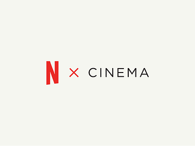 Netflix Cinema Logo app brand cinema design interface logo mark movie netflix