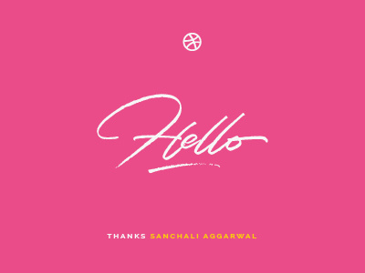 Hello Dribbble! debut dribbble first shot hello