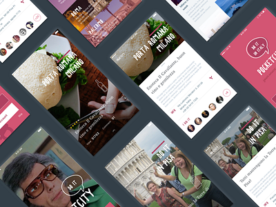 Pocketcity Travel App app mobile ui ux