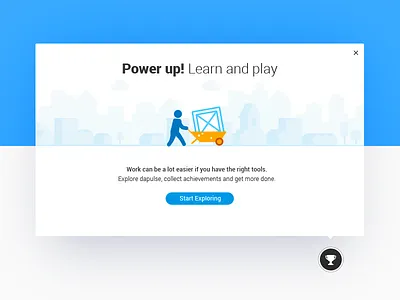 Power up! city dapulse game gamification landscape popup urban
