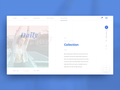 Daily #007 daily ui dailyui fashion interface design landing page mobile ui user interface visual design web web design