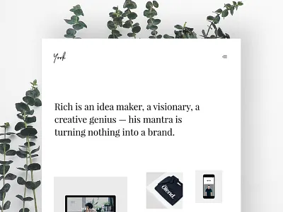 York Pro — Facebook Placement agency artist clean facebook facebook ad grid minimal portfolio themebeans website wordpress wordpress theme