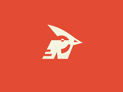 Northern Cardinal brand cardinal icon logo minimal