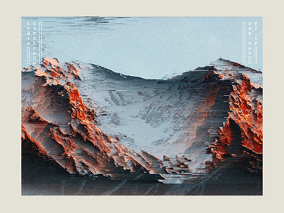 268 abstract art challenge design everyday glitch illustration poster