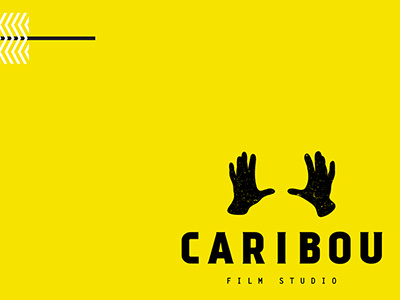Caribou branding design hand identity logo logotype naming
