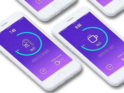 App - Timer app design ui ux