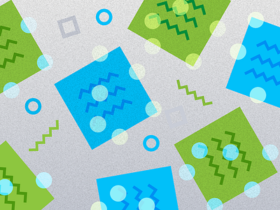 Illustration design dots post it notes vote