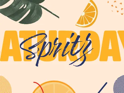Saturday Spritz Campaign aperol orange saturday spritz summer