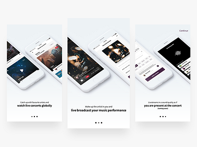 Onboarding Screens app intro ios iphone mobile onboarding screen ui ux welcome