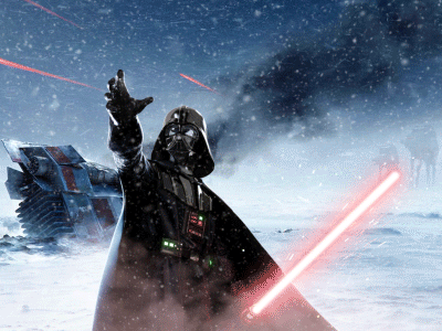 Star Wars 3d layers motion perspective starwars