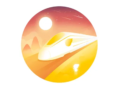 Train For Fliggy alibaba design fliggy group hangzhou illustration