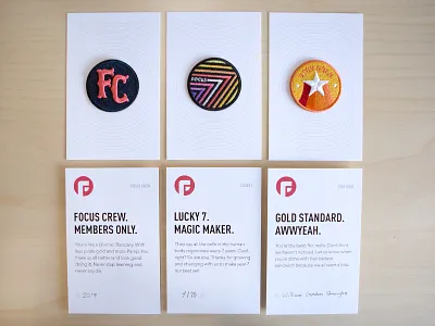 Badges of Honor badges branding content copywriting patches photography