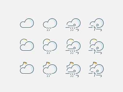 Weather Icon Set icon icon set icons ui weather