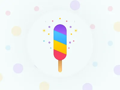 Candy candy color icon illustration