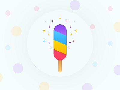 Candy candy color icon illustration