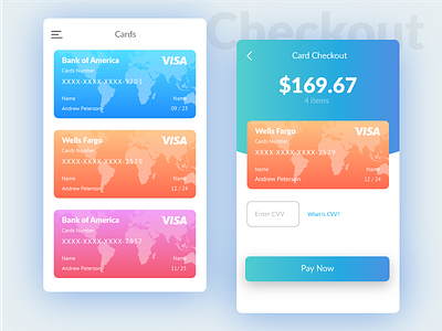 Credit Card Checkout - Daily UI 002 card checkout credit dates pay purchase ui ux