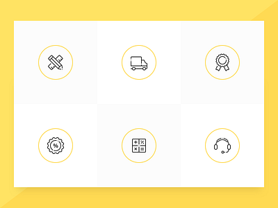 Icons icon set icons style yellow